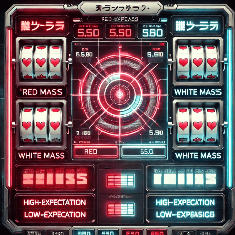 赤マス・白マスのサンプル画像