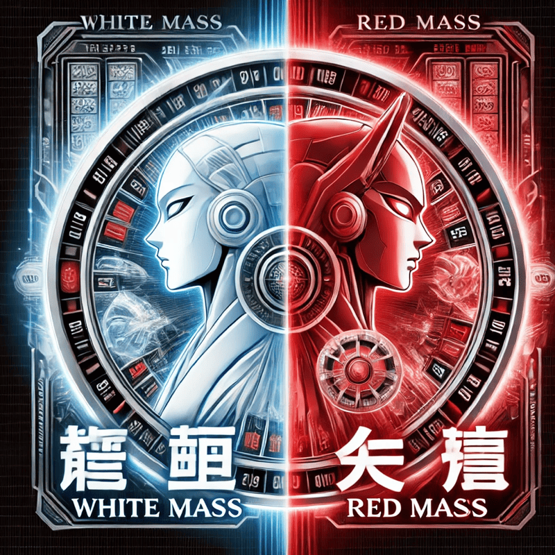 ここに白マス・赤マスの演出画像